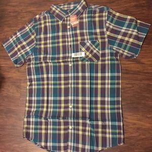 NWT Arizona Boy’s Plaid Shirt Size XL 16/18